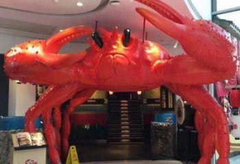 庭院大蝦雕塑廠家 歐式仿真擺件 戶外噴漆大蝦雕塑