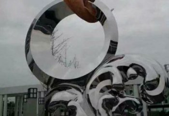 鏡面鯉魚跳龍門雕塑廠家 大型現代創意擺件 