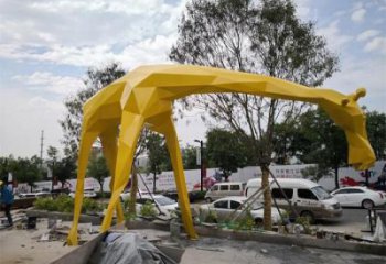 公園小鹿雕塑廠家 中式切面小品 風景區(qū)仿古小鹿雕塑