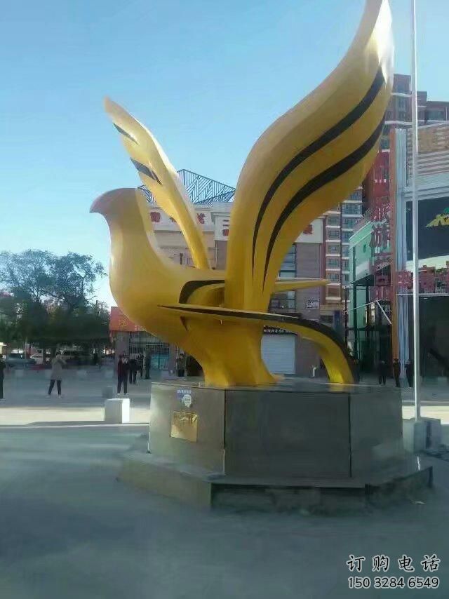 鍛造和平鴿雕塑廠家 卡通噴漆擺件 廣場(chǎng)啞光和平鴿雕塑