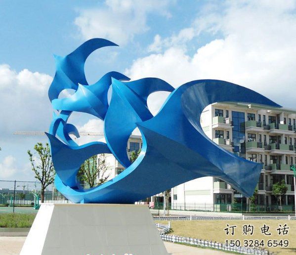 草地和平鴿雕塑廠家 戶外異形小品 現代抽象和平鴿雕塑