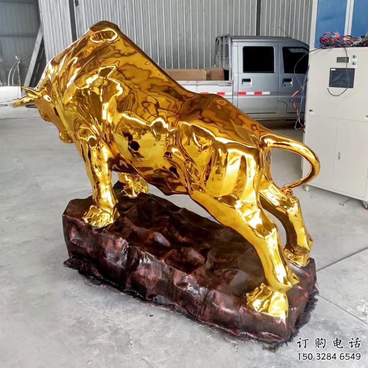 大門口金牛雕塑廠家 歐式賓館擺件 風(fēng)景區(qū)仿古金牛雕塑