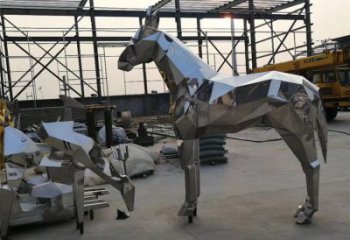 鏡面駿馬雕塑廠家 現(xiàn)代廣場(chǎng)擺件 游樂場(chǎng)異形駿馬雕塑