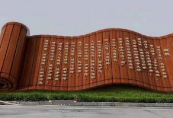 博物館書簡雕塑廠家 電鍍現(xiàn)代小品 不銹鋼書簡雕塑