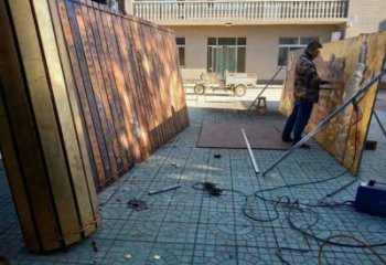 現代竹簡雕塑廠家 大型別墅區擺件 戶外不銹鋼竹簡雕塑