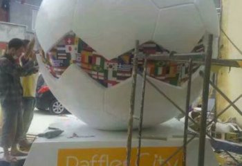 大型籃球雕塑廠家 公園小品 戶外不銹鋼籃球雕塑