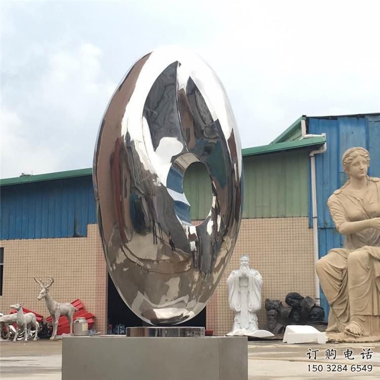 現代球狀雕塑廠家 大型別墅區擺件 大型不銹鋼球狀雕塑