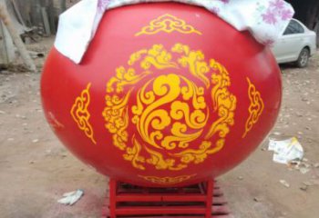 抽象地球雕塑廠家 現代烤漆小品  戶外不銹鋼地球雕塑