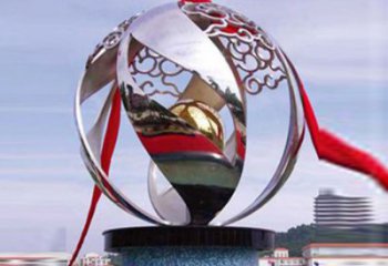 步行街地球雕塑廠家 剪紙游樂場小品 鑄造不銹鋼地球雕塑