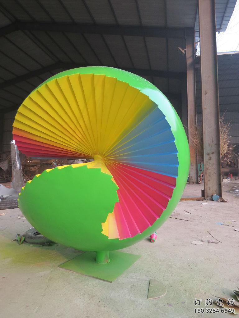 房地產球狀雕塑廠家 烤漆戶外擺件  大型不銹鋼球狀雕塑