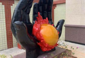 烤漆火苗雕塑廠家 現(xiàn)代創(chuàng)意小品 商業(yè)街不銹鋼火苗雕塑