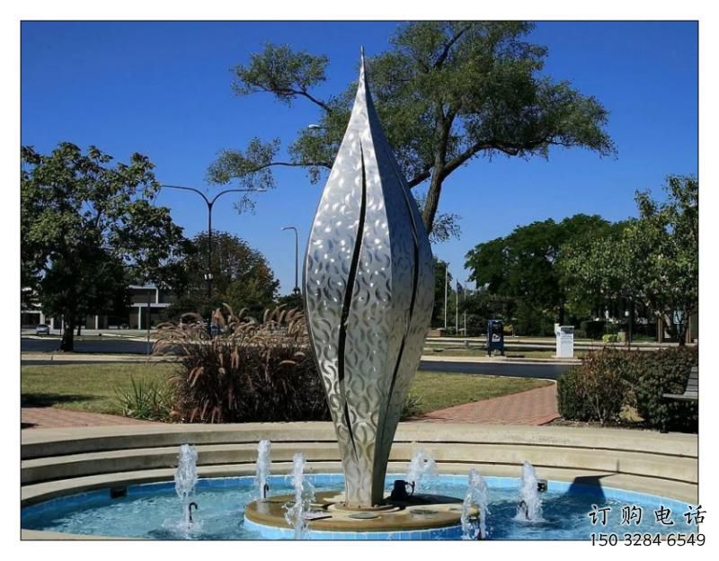 步行街水滴雕塑廠家 創意小品 鑄造不銹鋼水滴雕塑