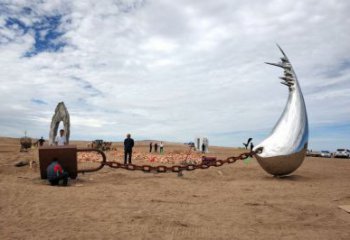 戶外水珠雕塑廠家 創意小品 大型不銹鋼水珠雕塑