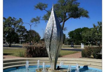 步行街水滴雕塑廠家 創意小品 鑄造不銹鋼水滴雕塑