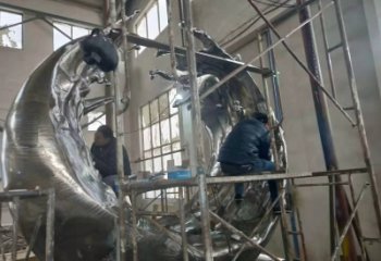 戶外海浪雕塑廠家 現代小品 戶外不銹鋼海浪雕塑制作