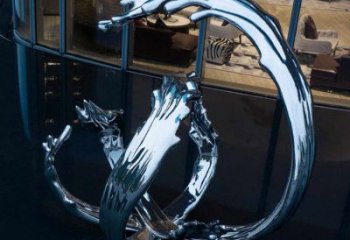 仿古l浪花雕塑廠家 廣場抽象小品 房地產(chǎn)不銹鋼浪花雕塑