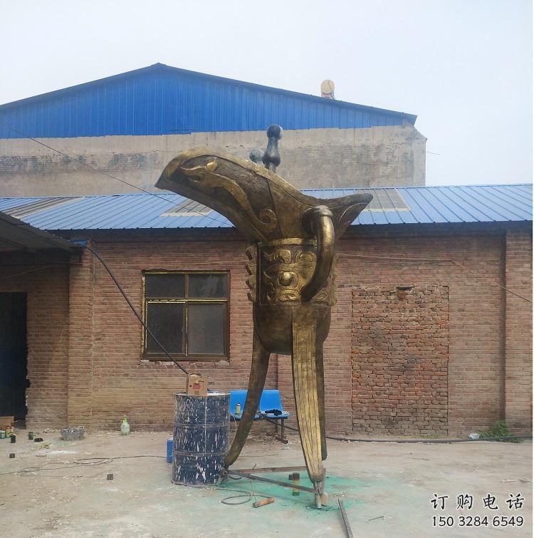 廣場(chǎng)高腳杯雕塑廠(chǎng)家 公園小品 大型不銹鋼高腳杯雕塑生產(chǎn)