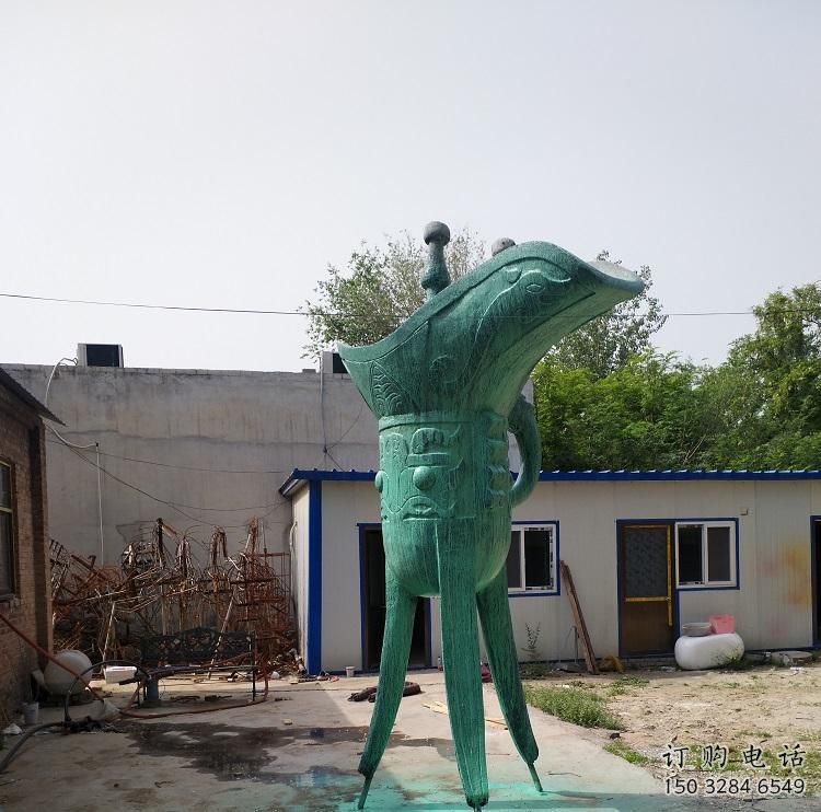 仿古高腳杯雕塑廠家 廣場(chǎng)小品 房地產(chǎn)不銹鋼高腳杯雕塑生產(chǎn)