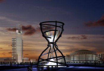 鏤空高腳杯雕塑廠家 廣場小品 戶外不銹鋼高腳杯雕塑生產(chǎn)