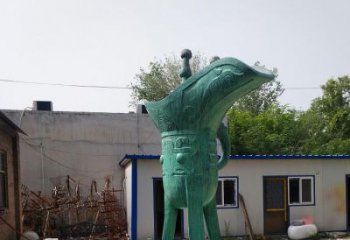 仿古酒杯雕塑廠家 創意小品 房地產不銹鋼酒杯雕塑