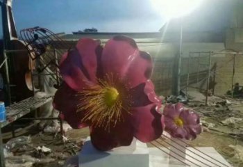 廣場戒指雕塑廠家 戶外小品 烤漆不銹鋼戒指雕塑