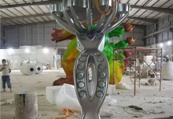 步行街戒指雕塑廠家 創意小品 大型不銹鋼戒指雕塑