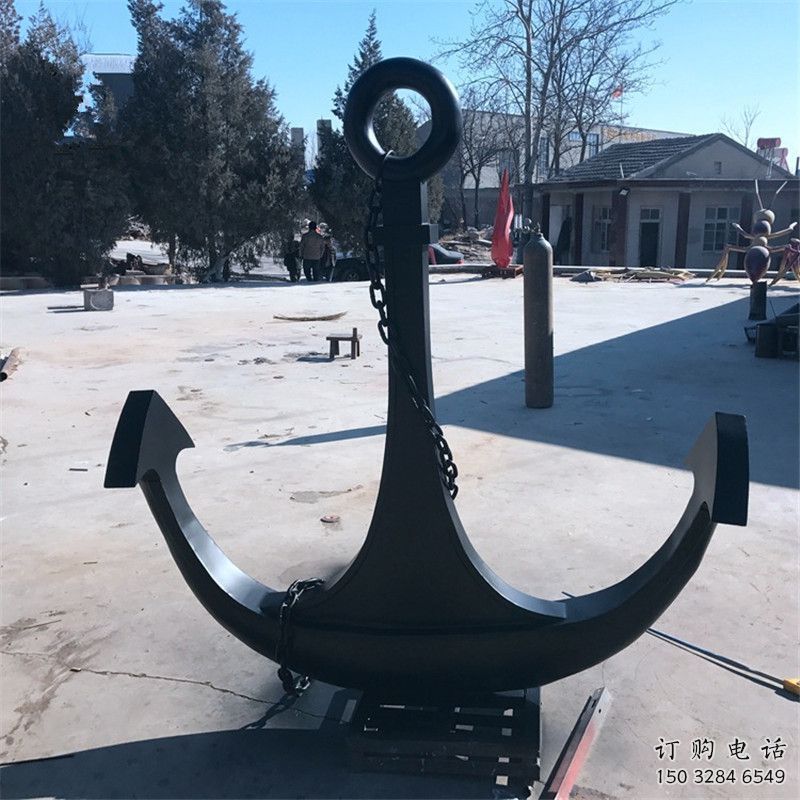 創意船舵雕塑廠家 歐式小品 公園不銹鋼船舵雕塑生產