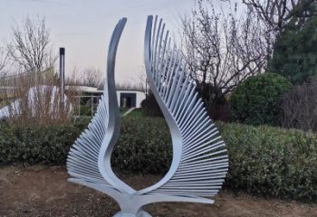 創(chuàng)意鳳尾雕塑廠家 公園小品 大型不銹鋼鳳尾雕塑生產(chǎn)