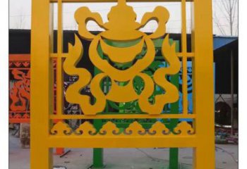 異形屏風雕塑廠家 現代小品 公園不銹鋼屏風雕塑