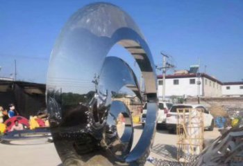 創(chuàng)意圓鏡雕塑廠家 現(xiàn)代創(chuàng)意小品 公園不銹鋼圓鏡雕塑生產(chǎn)