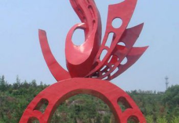 廣場拱門雕塑廠家 烤漆小品 大型不銹鋼拱門雕塑生產(chǎn)