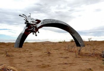 鍛造拱門雕塑廠家 廣場(chǎng)小品 戶外不銹鋼拱門雕塑生產(chǎn)