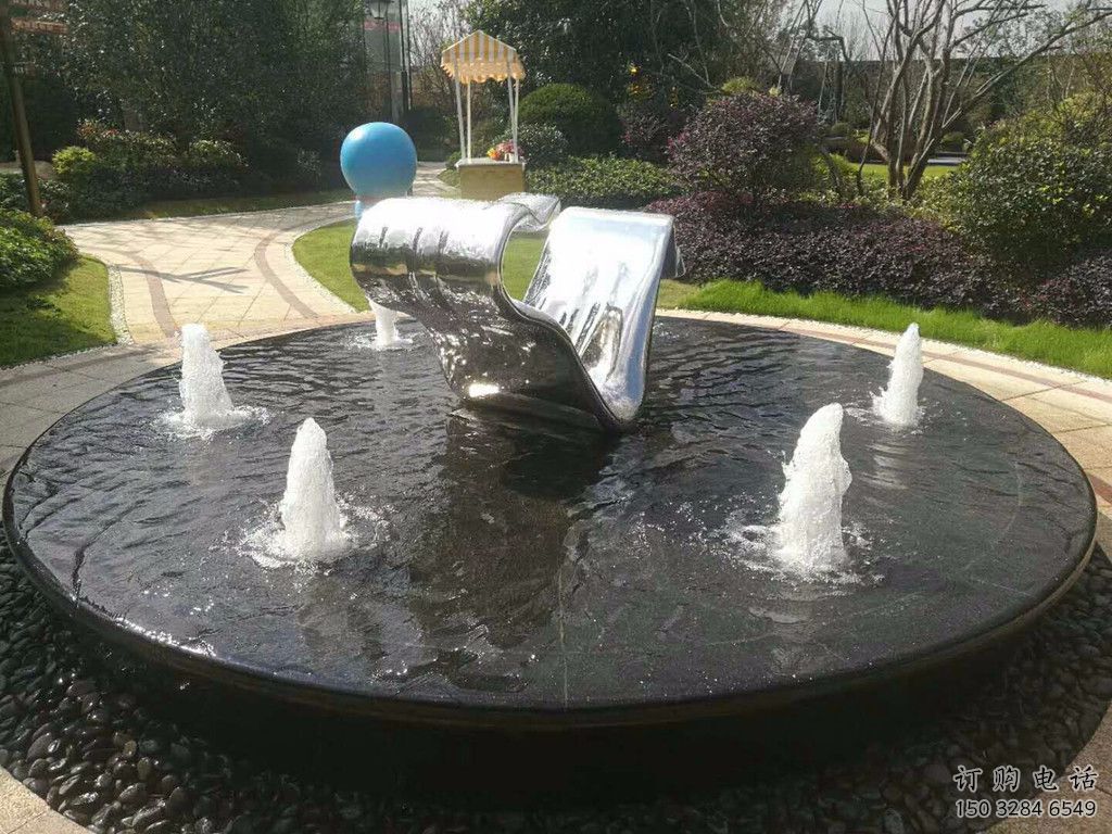 歐式飄帶雕塑廠家 抽象擺件 體育場不銹鋼飄帶雕塑制作