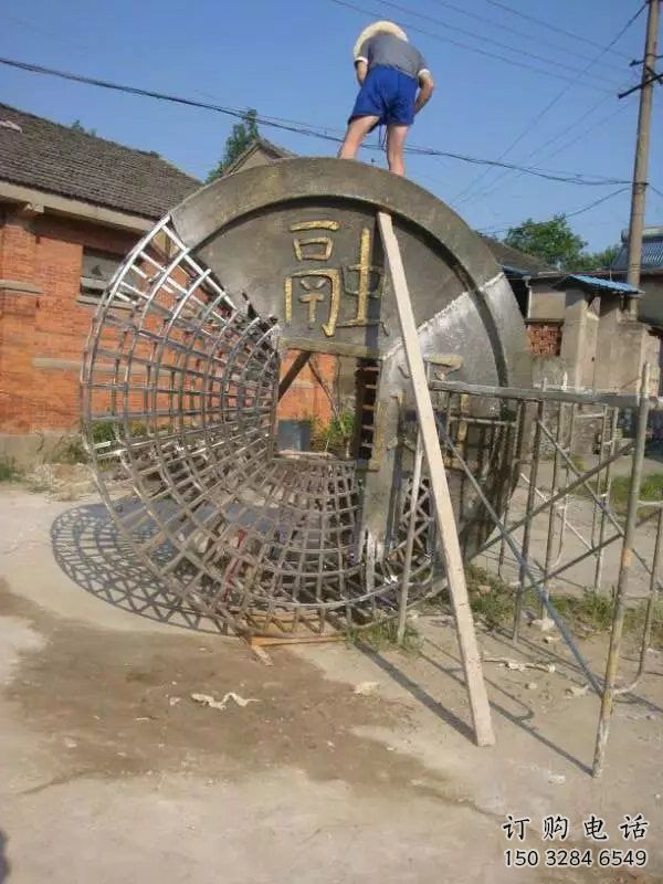 鏤空銅錢雕塑廠家 園林小品 住宅小區銅錢雕塑生產制作