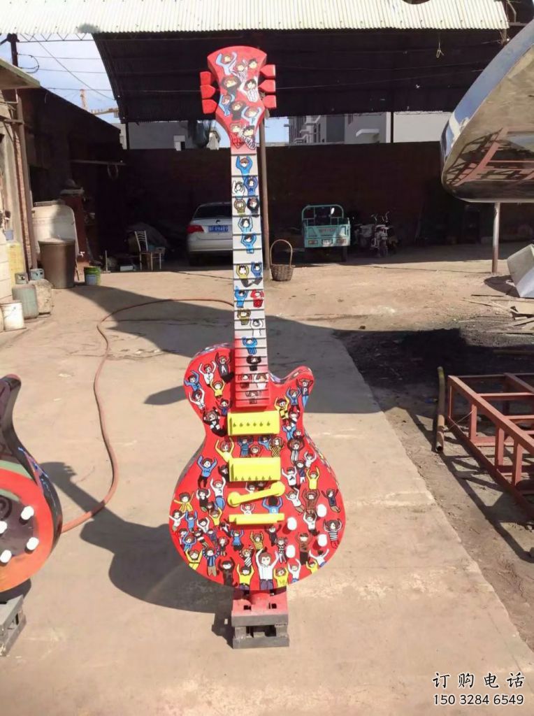 彩繪提琴雕塑廠家 歐式擺件 街頭不銹鋼提琴雕塑生產(chǎn)