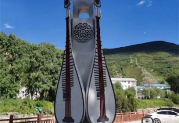 噴漆提琴雕塑廠家 中式小品 現(xiàn)代不銹鋼提琴雕塑制作
