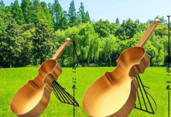 噴漆大提琴雕塑廠家 中式小品 創(chuàng)意不銹鋼大提琴雕塑