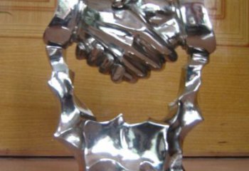 創意握手雕塑廠家 鏡面小品 公園不銹鋼握手雕塑廠