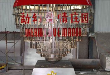 鏤空愛心雕塑廠家 園林小品 現(xiàn)代不銹鋼愛心雕塑廠