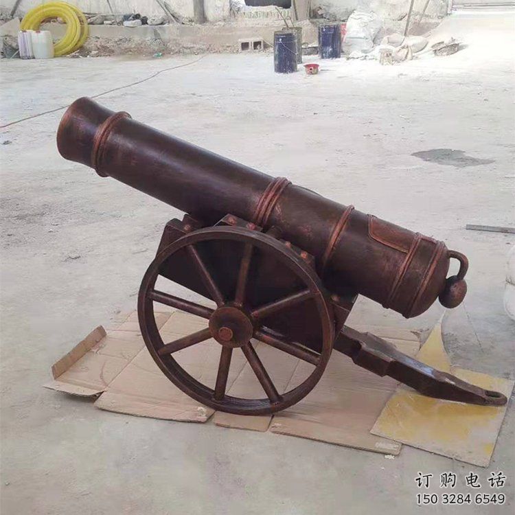 創意炮雕塑廠家 仿古小品 公園不銹鋼炮雕塑廠