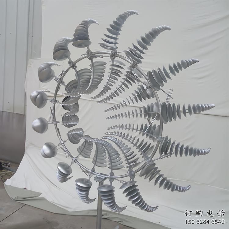 庭院風動雕塑廠家 創意小品 現代不銹鋼風動雕塑廠