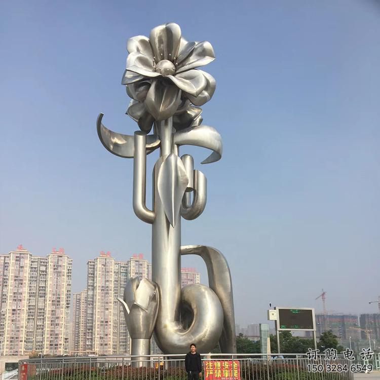 創(chuàng)意市政雕塑廠家 鏡面小品 公園不銹鋼市政雕塑廠