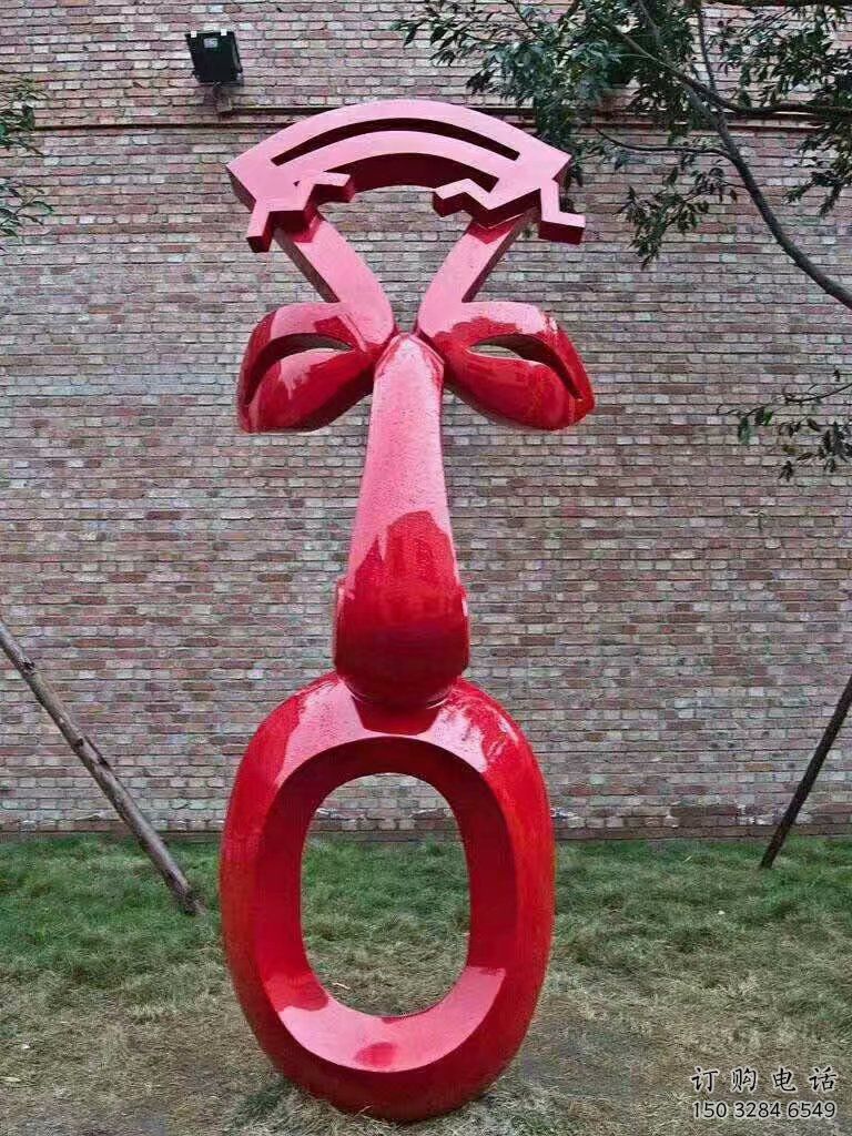 商業街臉譜雕塑廠家 抽象擺件 鏤空不銹鋼臉譜雕塑廠