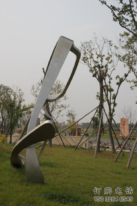 抽象眼鏡雕塑廠家 歐式小品 戶外不銹鋼眼鏡雕塑廠