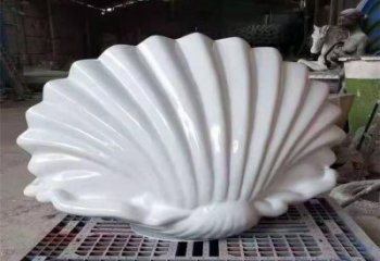仿真貝殼雕塑廠家 現代擺件 現代不銹鋼貝殼雕塑廠