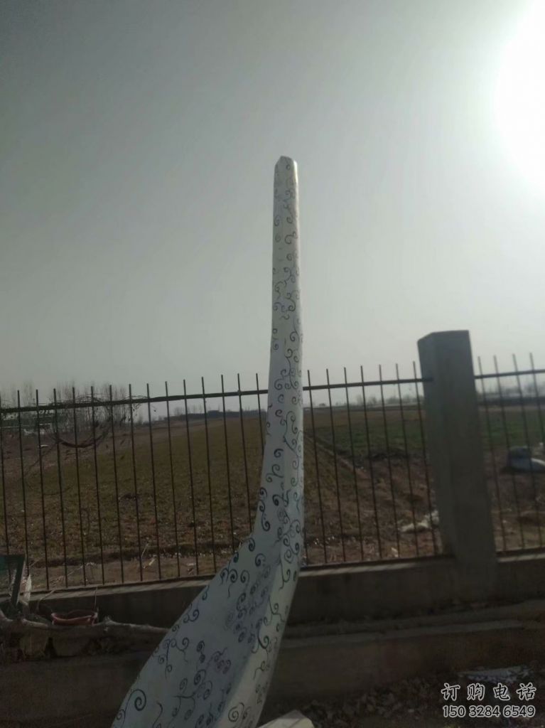 創意勺子雕塑廠家 戶外小品 公園不銹鋼勺子雕塑廠