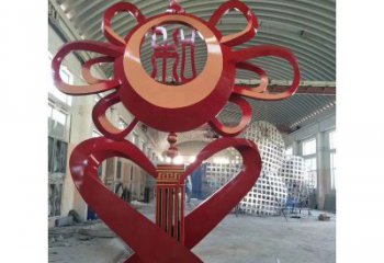 異形大鼓雕塑廠家 現(xiàn)代小品 烤漆不銹鋼大鼓雕塑工廠