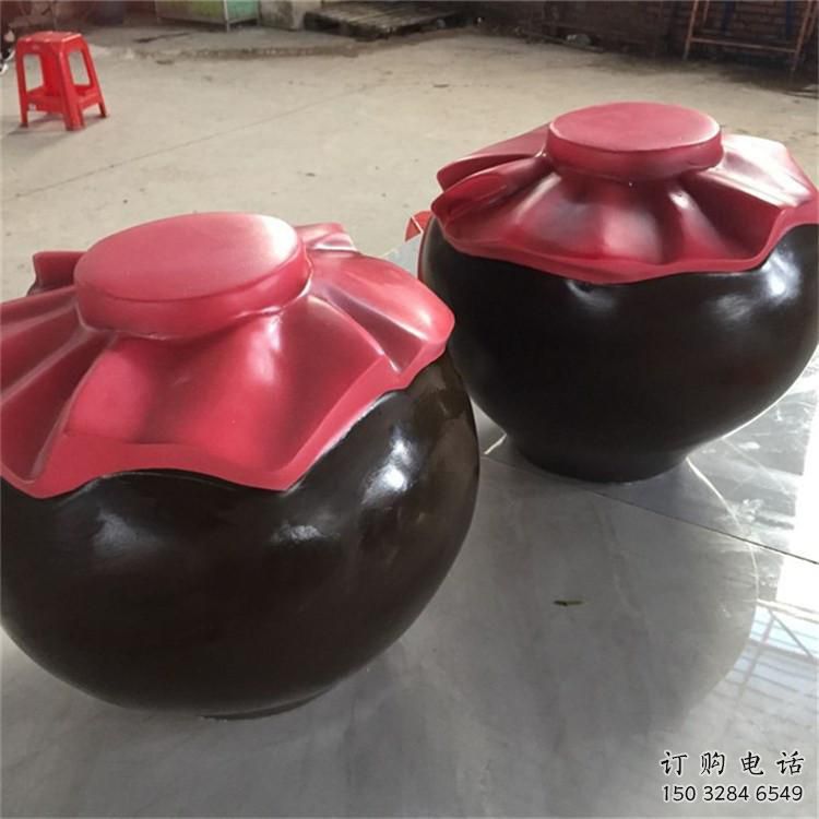 仿古酒壇雕塑廠家 抽象小品 房地產(chǎn)不銹鋼酒壇雕塑生產(chǎn)