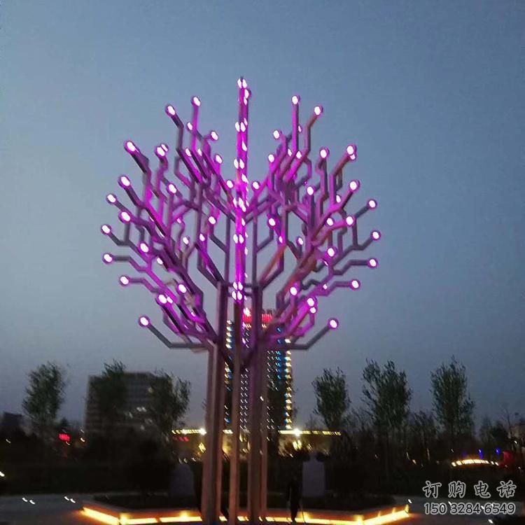 幾何雪花雕塑廠家 發光小品 街頭不銹鋼雪花雕塑廠