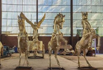 街道馬車雕塑廠家 現代擺件 大型不銹鋼馬車雕塑制作廠